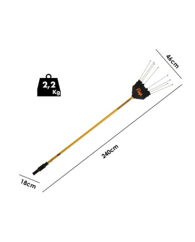 OLIVIERO FLEX PPF ASTA FISSA 240CM