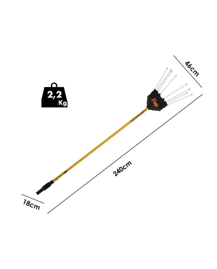 OLIVIERO FLEX PPF ASTA FISSA 240CM