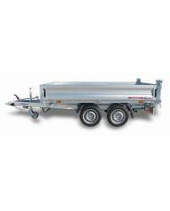 RIMORCHIO CRESCI RB27 ribaltabile trilaterale elettroidraulico e manuale