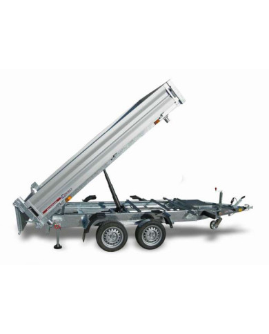 RIMORCHIO CRESCI RB30L ribaltabile trilaterale elettroidraulico e manuale