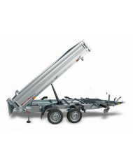 RIMORCHIO CRESCI RB30L ribaltabile trilaterale elettroidraulico e manuale