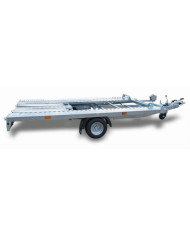 RIMORCHIO CRESCI PA 14 ribaltabile basculante con rampe